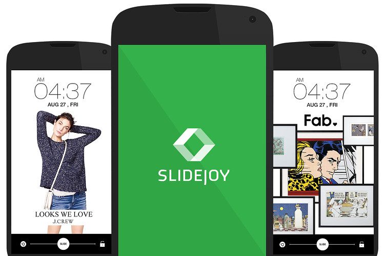 Lucre todos os dias com o slidejoy